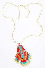Aztec Necklace (Ruby)