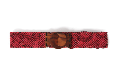 Wooden Beaded Berry Belt