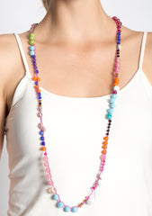 Color Me Pretty Necklace (Fuchsia)