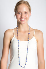 Dazzle Me Necklace (Indigo)