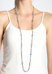 Dazzle Me Necklace (Sky)