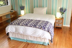 Kantha Ekat Quilt in Mauve - Double & King