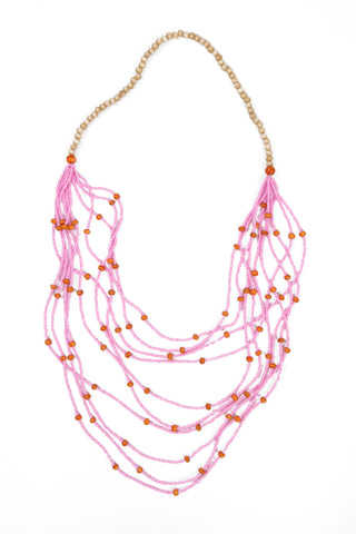 Paradise Necklace in Pink Fizz