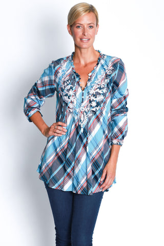 Jasper Shirt in Aqua