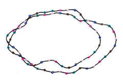 Daisy Chains Necklace (Aqua)