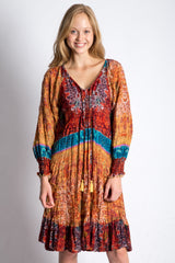 Bordeaux Dress in Clay - XS, S, L left