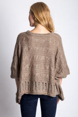 Swing Knit Top in Taupe