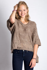Swing Knit Top in Taupe