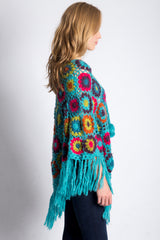 Multifonce Poncho in Skyblue