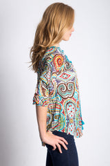 Iowa Top in Aqua - XS & L left