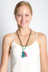 Gold Chain & Tassle Necklace