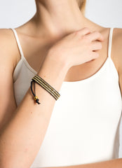 Gypsy Gold Dust Wrist Strap (Black)