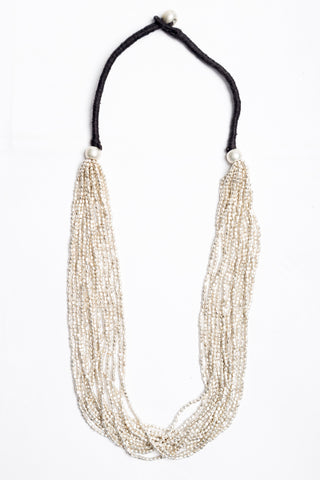 Gypsy Multi-Strand Necklace (Silver & Black)