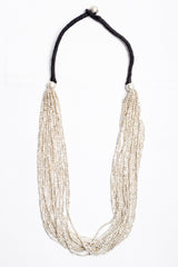 Gypsy Multi-Strand Necklace (Silver & Black)