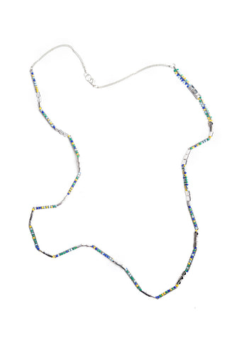 Chan Multi Necklace (Blue & Yellow)