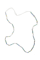 Chan Multi Necklace (Blue & Yellow)