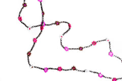 Daisy Chains Necklace (Pink)