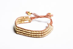 Gypsy Gold Dust Wrist Strap (Tan)