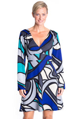 Bleufonce Knit Dress in Teal