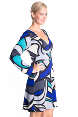Bleufonce Knit Dress in Teal