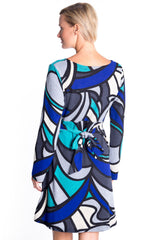 Bleufonce Knit Dress in Teal
