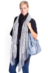 Black & White Graffiti Scarf