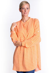 Orange Booma Print Shirt