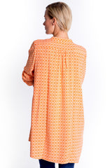 Orange Booma Print Shirt