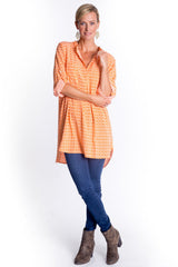 Orange Booma Print Shirt