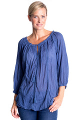 Samara Top in Denim