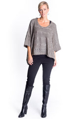 Swing Knit Top in Grey
