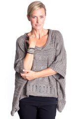 Swing Knit Top in Grey