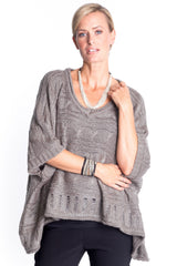 Swing Knit Top in Grey