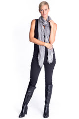 Smoke Metallic Scarf
