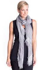 Smoke Metallic Scarf
