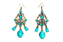 Turquoise Drop Earrings (Lrg)