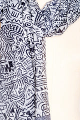 Black & White Graffiti Scarf