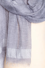 Smoke Metallic Scarf