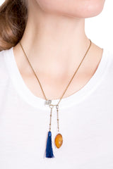 Isla Necklace (Navy)