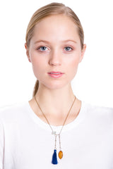 Isla Necklace (Navy)