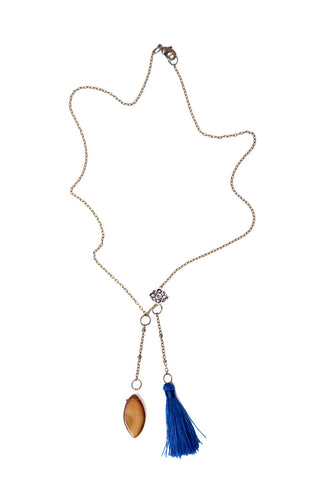 Isla Necklace (Navy)