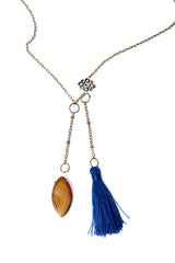 Isla Necklace (Navy)