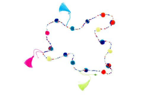 Pom Pom Party Necklace