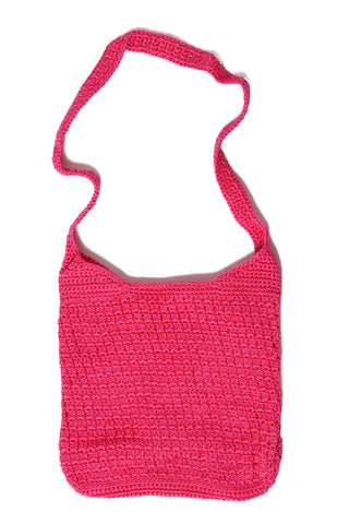 Weave Sling Bag in Berry (Lrg)