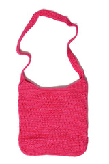 Weave Sling Bag in Berry (Lrg)