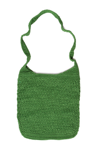 Weave Sling Bag in Green (Lrg)