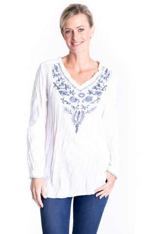 Calgari Top in White