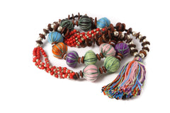 Indi Beaded Necklace w Tassel