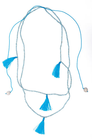Lily Mia Necklace (Blue)