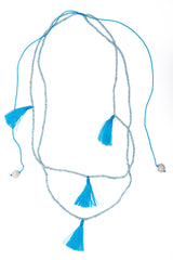 Lily Mia Necklace (Blue)